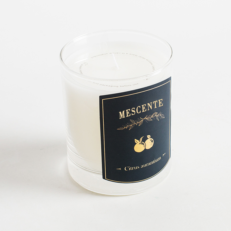 Vela de cera de soja perfumada de marca própria para massagem de luxo decorativa personalizada M&Scent