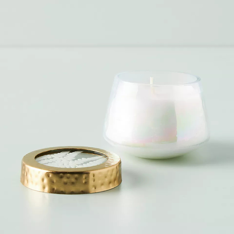 Velas perfumadas fortes de vidro transparente para decoração de casa de marca própria personalizada por atacado