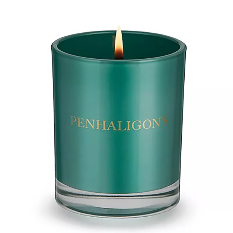 Atacado de luxo de marca própria cura espiritual chakra cristal perfumado cera de soja aromaterapia velas perfumadas