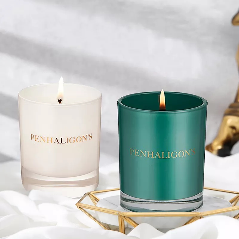 Atacado de luxo de marca própria cura espiritual chakra cristal perfumado cera de soja aromaterapia velas perfumadas