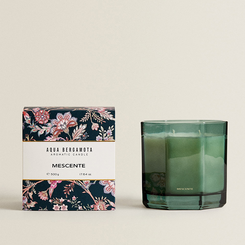 Jarra de vidro de marca própria de fábrica personalizada M&Scent Velas perfumadas com cera de soja natural