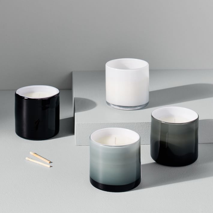 Atacado de luxo embalagem decorativa suporte de vidro velas perfumadas