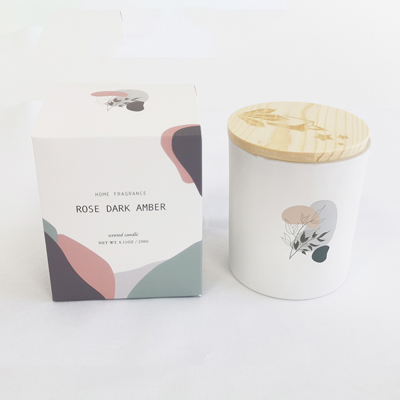 M&Scent Múltiplas velas de soja perfumadas com aroma 100% natural de alta qualidade em frasco de vidro com tampa