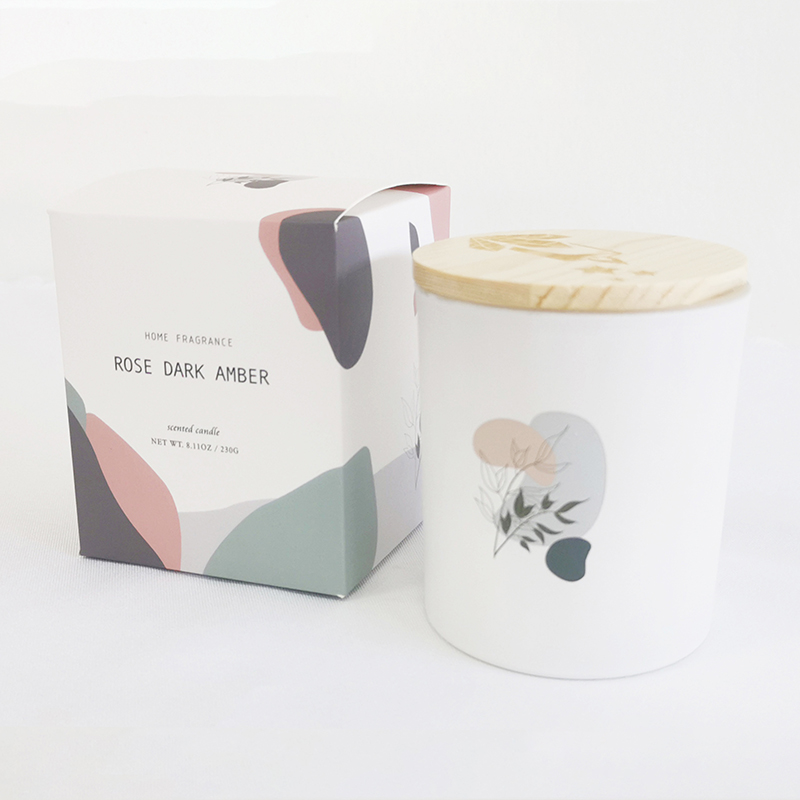 M&Scent Múltiplas velas de soja perfumadas com aroma 100% natural de alta qualidade em frasco de vidro com tampa