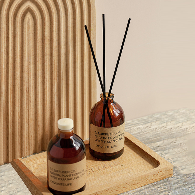 Difusor de palheta para casa com decoração de luxo M&Scent e conjunto de velas perfumadas com embalagem em caixa