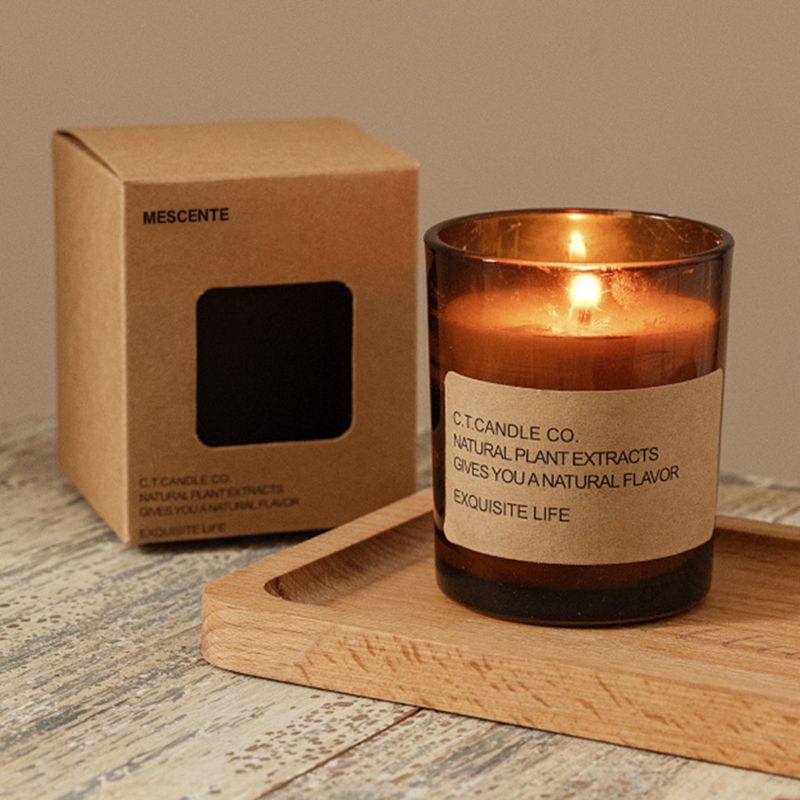 Difusor de palheta para casa com decoração de luxo M&Scent e conjunto de velas perfumadas com embalagem em caixa
