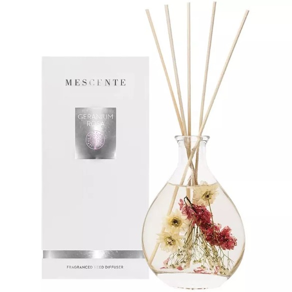 M&Scent conjuntos de difusores de palheta de vime com garrafa de vidro de marca própria de luxo no atacado com rolha