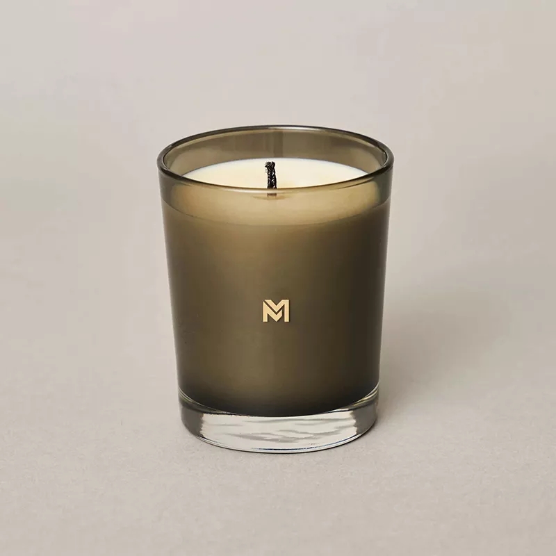 M&Scent Atacado Novo Luxo Personalizado de Marca Própria Frascos de Cristal de Natal Kerzen Vela de Soja Perfumada com Tampa
