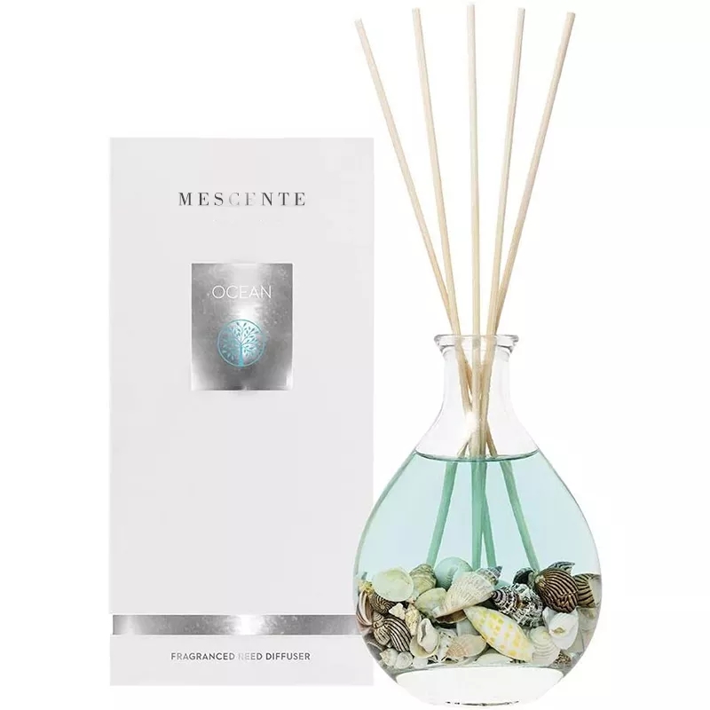 M&Scent wholesale luxury private label glass bottle rattan stick reed diffuser sets with stopper