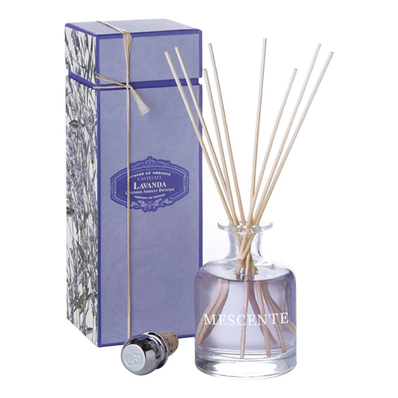 Primavera de luxo 400ml eco amigável garrafas rosa cimento cinza couro magnólia perfume flor varas difusor de junco
