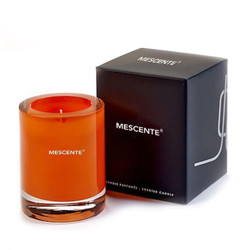 Conjunto de velas perfumadas de cera de soja em potes de luxo M&Scent com caixa luxuosa