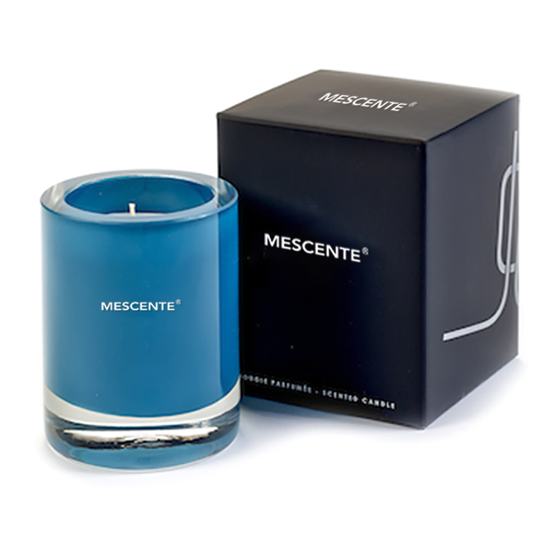 Conjunto de velas perfumadas de cera de soja em potes de luxo M&Scent com caixa luxuosa