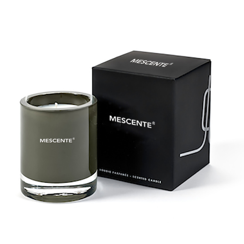 Conjunto de velas perfumadas de cera de soja em potes de luxo M&Scent com caixa luxuosa