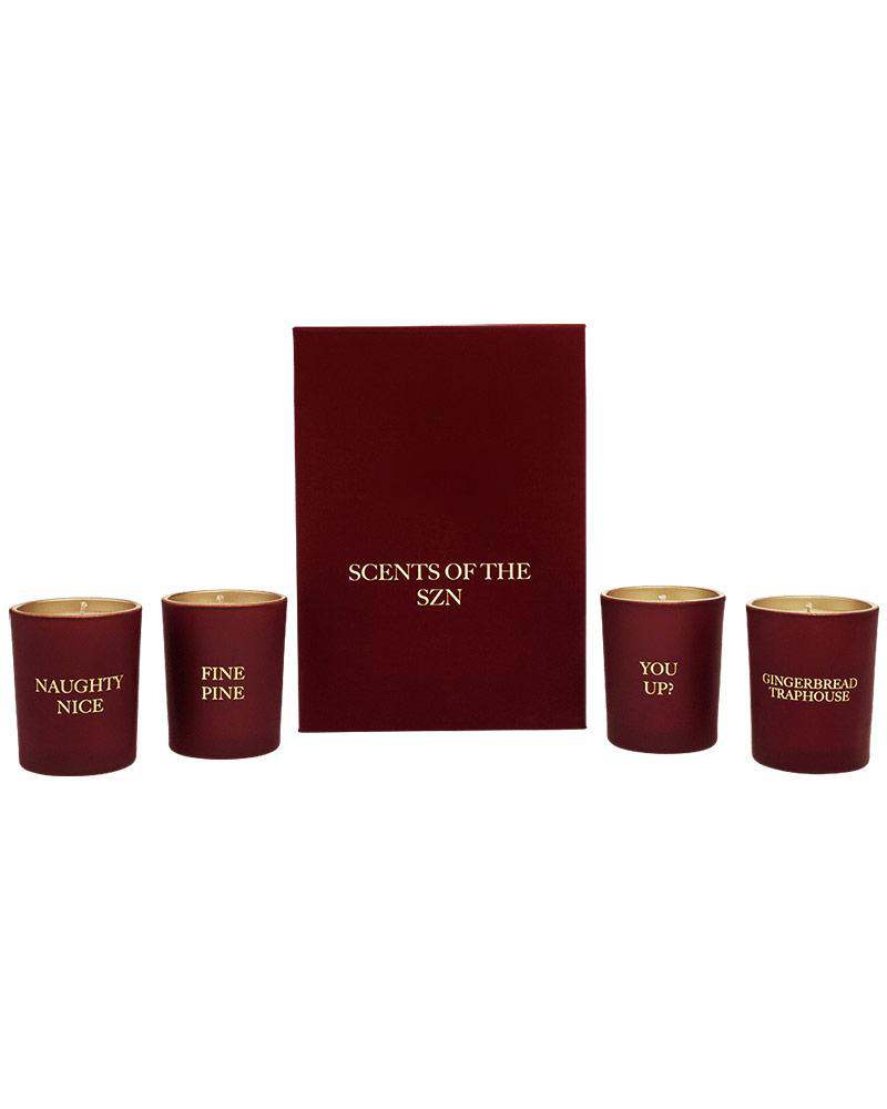 M&Scent luxo marca própria decoração para casa aroma velas perfumadas conjunto de 4 para presente