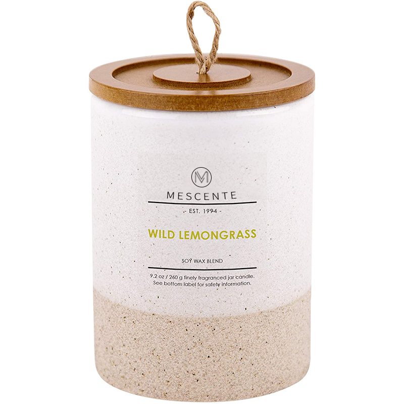 Suportes de vidro de marca próprios personalizados por atacado M&Scent Velas perfumadas com cristais a granel
