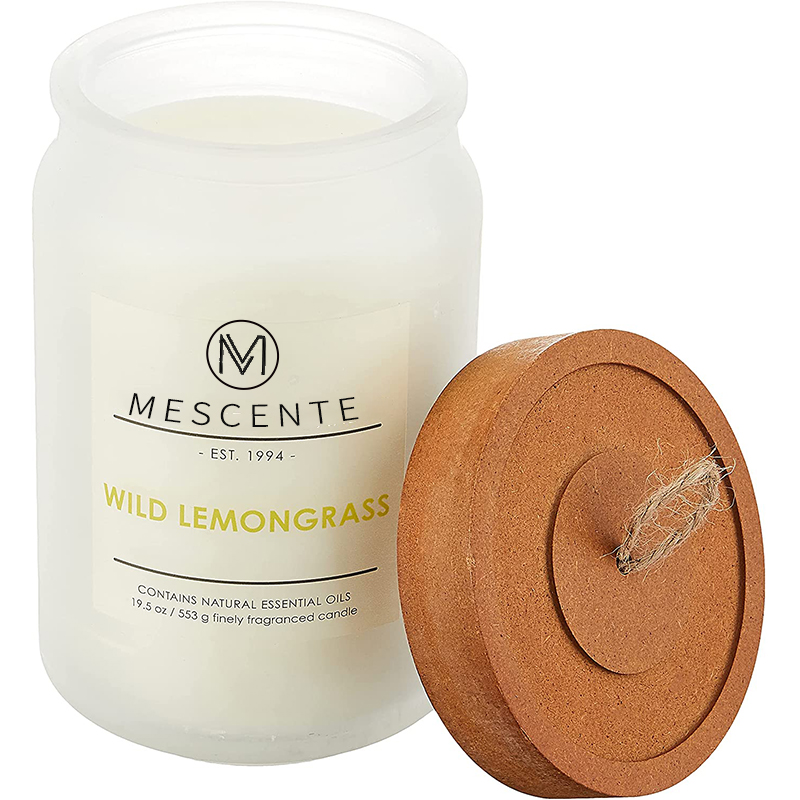 Suportes de vidro de marca próprios personalizados por atacado M&Scent Velas perfumadas com cristais a granel