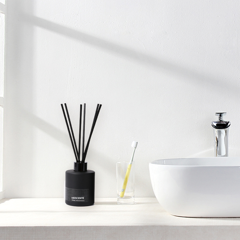 M&Scent Difusor de palheta de fibra decorativa de marca própria de luxo por atacado com rolha