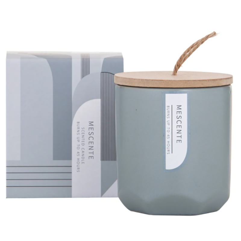 M&Scent Custom Luxury Crie seu próprio fabricante de velas de soja perfumadas com pavio de madeira em jarra de vidro
