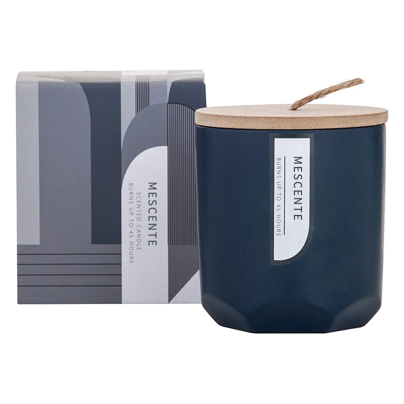 M&Scent Custom Luxury Crie seu próprio fabricante de velas de soja perfumadas com pavio de madeira em jarra de vidro