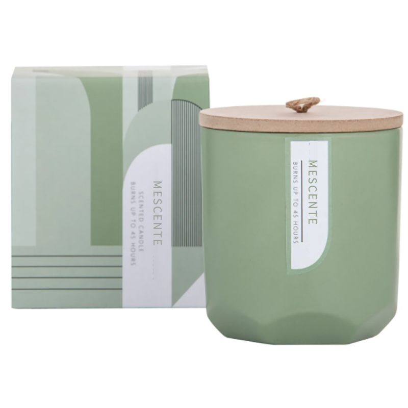 M&Scent Custom Luxury Crie seu próprio fabricante de velas de soja perfumadas com pavio de madeira em jarra de vidro