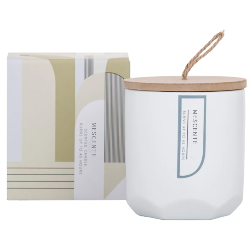 M&Scent Custom Luxury Crie seu próprio fabricante de velas de soja perfumadas com pavio de madeira em jarra de vidro