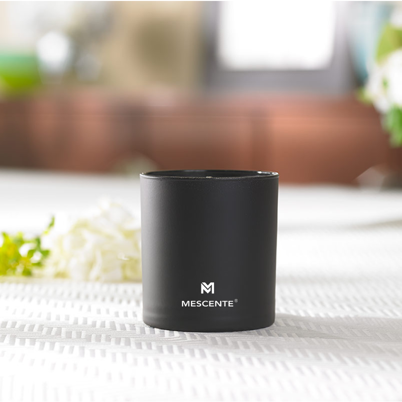 Velas masculinas de aromaterapia cromadas de marca próprias de luxo por atacado com perfume M&S 22 onças com cristais dentro