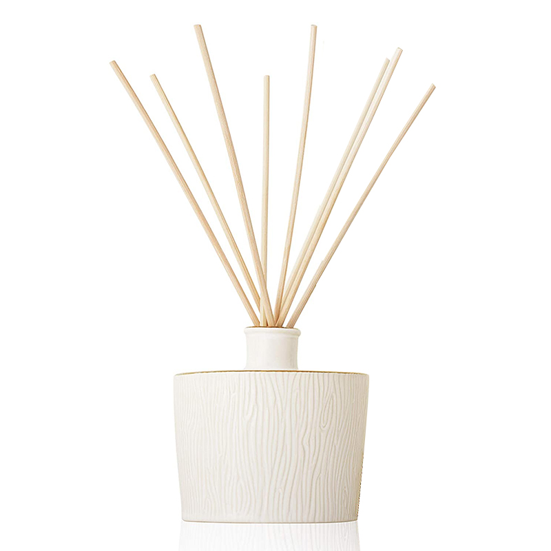 M&Scent Garrafa de vidro de luxo por atacado Stik Fiber Round Wood Screw Aroma Reed Difusor Gift Sets