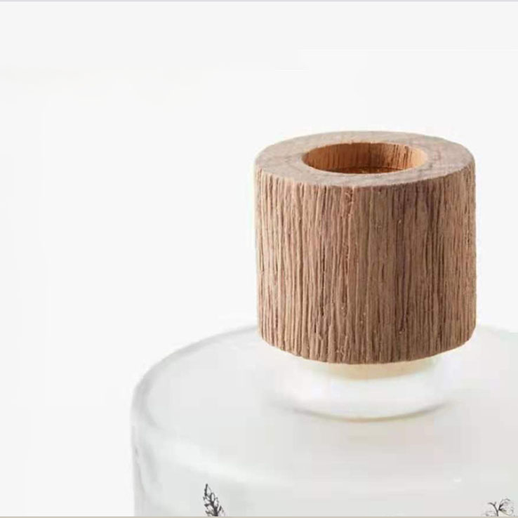 M&Scent Atacado Luxo Decorativo Personalizado Vidro Âmbar Sem Fogo Difusor de Reed de Aroma Floral Transparente Exclusivo