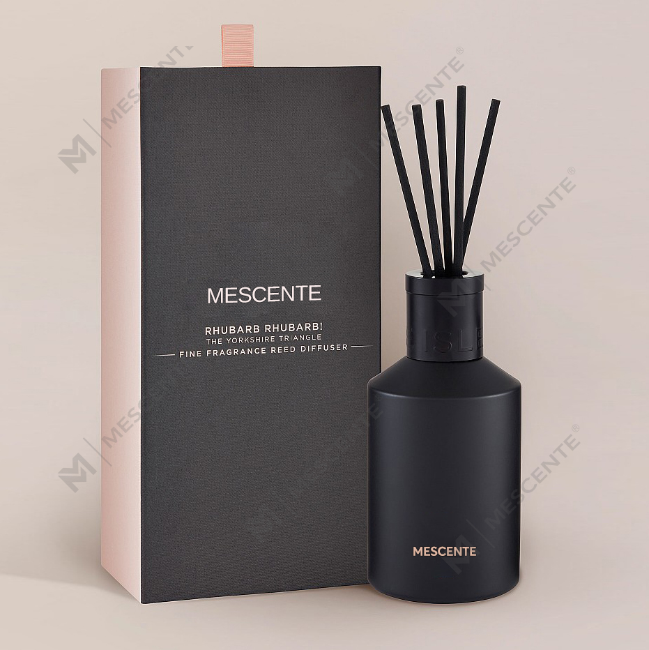 Caixa impressa oem da decoração 20ml quadrado cerâmica vranjes tampa de madeira casa perfume aroma reed difusor óleo