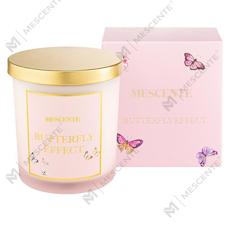 M&Scent Atacado Novo Luxo Personalizado de Marca Própria Frascos de Cristal de Natal Kerzen Vela de Soja Perfumada com Tampa