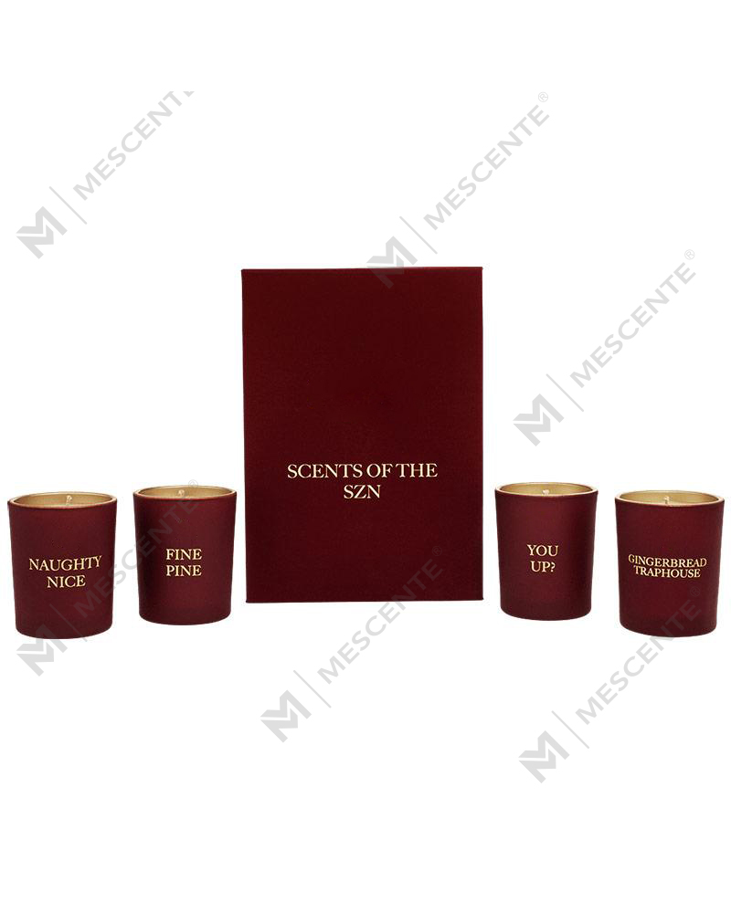 M&Scent luxo marca própria decoração para casa aroma velas perfumadas conjunto de 4 para presente