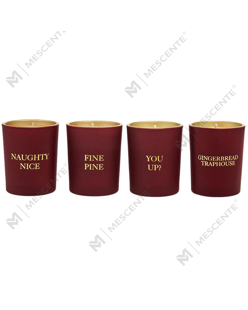 M&Scent luxo marca própria decoração para casa aroma velas perfumadas conjunto de 4 para presente