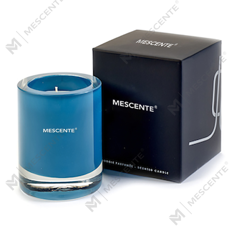 Conjunto de velas perfumadas de cera de soja em potes de luxo M&Scent com caixa luxuosa