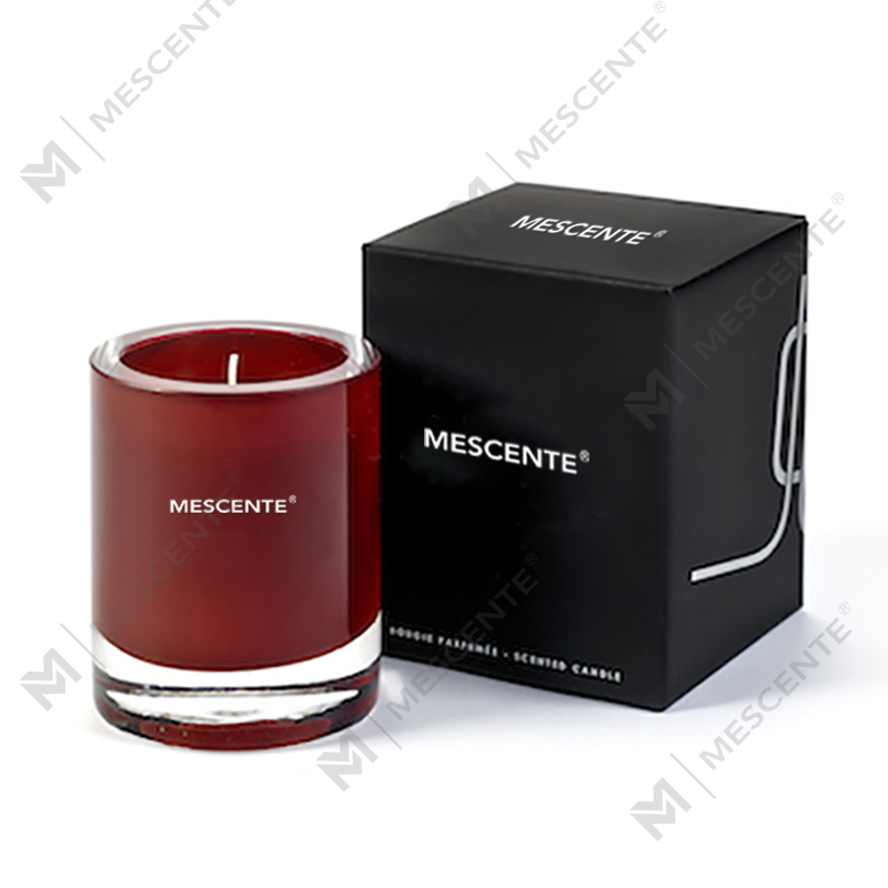 Conjunto de velas perfumadas de cera de soja em potes de luxo M&Scent com caixa luxuosa