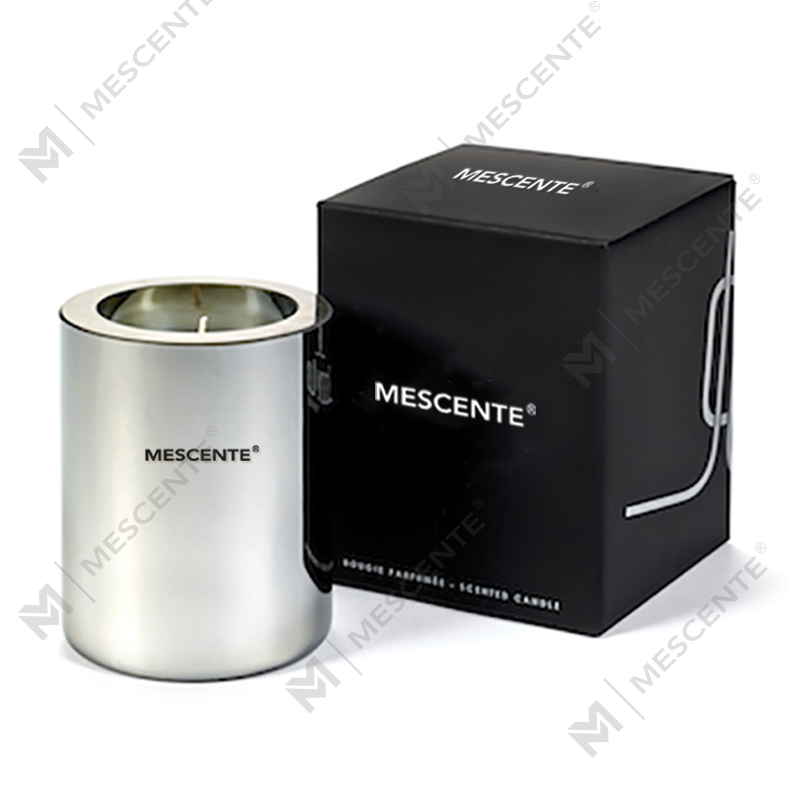 Conjunto de velas perfumadas de cera de soja em potes de luxo M&Scent com caixa luxuosa