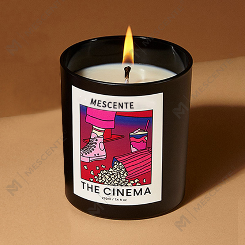 M&Scent Atacado Luxo Personalizado Marca Própria Feito à Mão Aroma de Cristal de Natal Velas de Cera de Soja