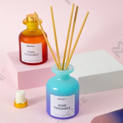 Atacado exclusivo garrafa de vidro fragrância flores reed difusor recarga de óleo com caixas de embalagem conjunto de presente