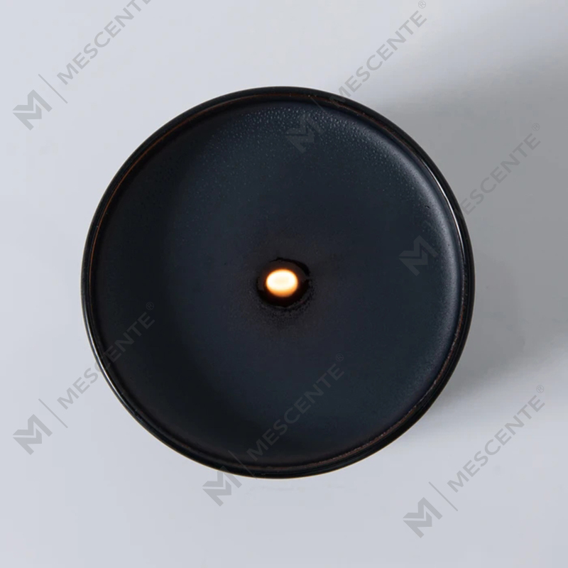 M&Scent Frascos exclusivos pretos luxuosos para casamento Velas de soja perfumadas decorativas com cristais