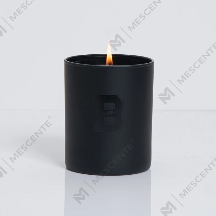 M&Scent Frascos exclusivos pretos luxuosos para casamento Velas de soja perfumadas decorativas com cristais