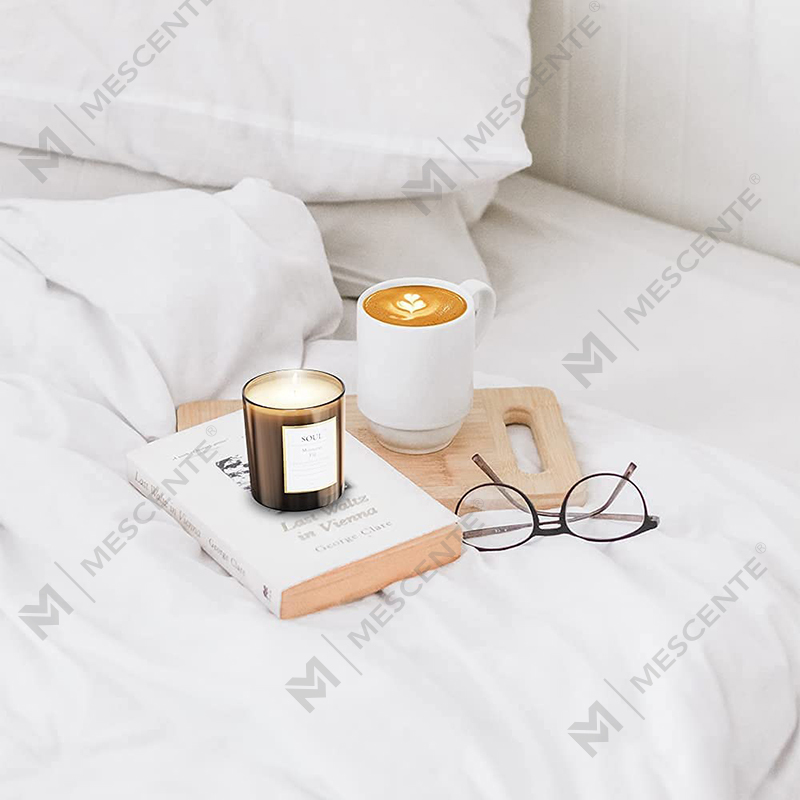 Conjunto de velas de cera de soja perfumadas de marca própria de luxo para pedido em massa por atacado da M&Scent