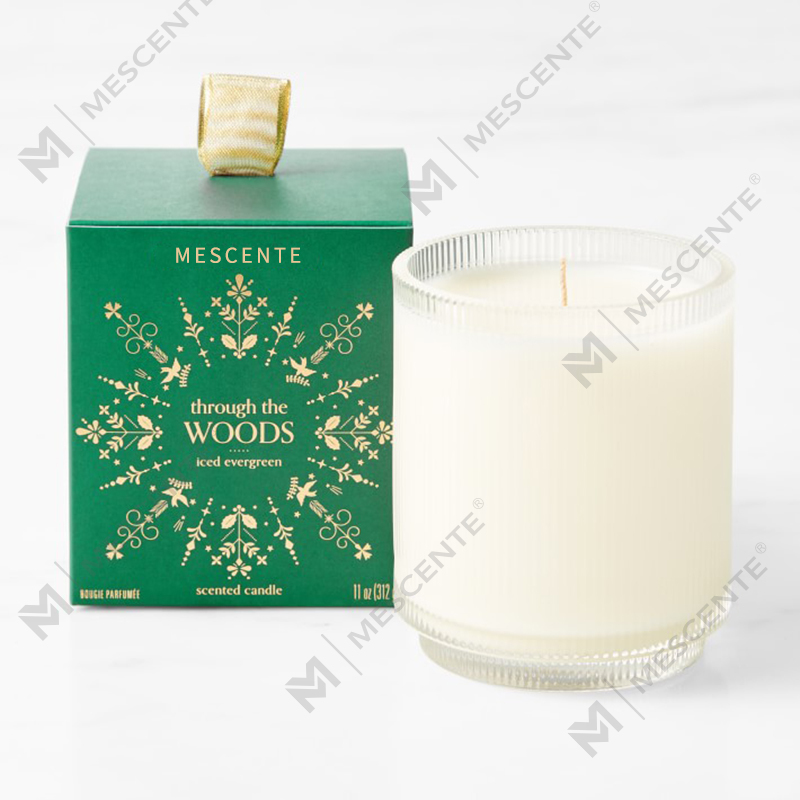 M&Scent Custom Made Logo Velas de soja perfumadas com clareza orgânica caseira de marca própria em frasco de vidro