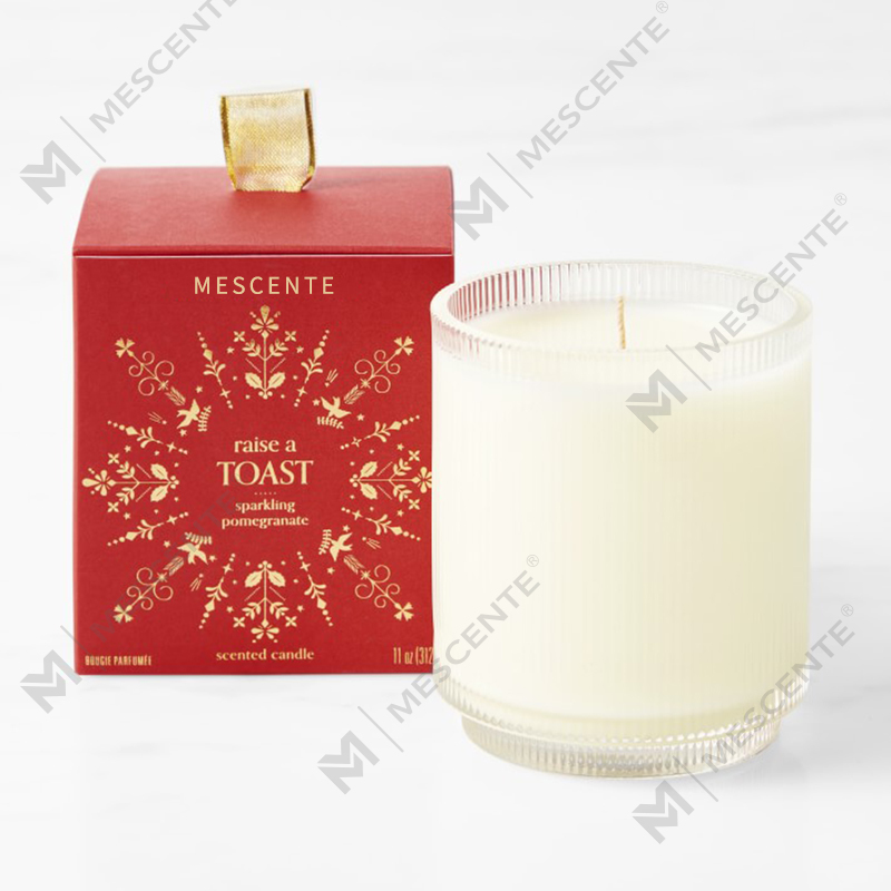 M&Scent Custom Made Logo Velas de soja perfumadas com clareza orgânica caseira de marca própria em frasco de vidro