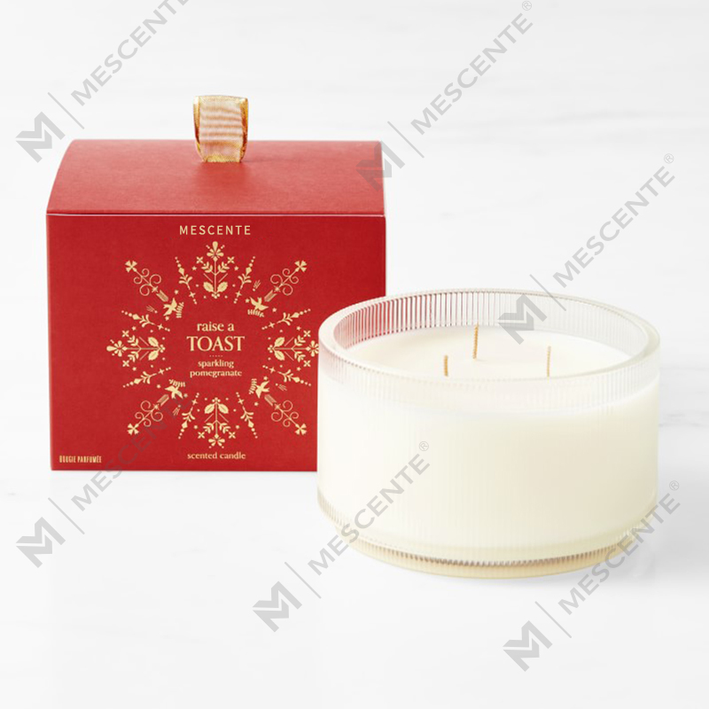 M&Scent Custom Made Logo Velas de soja perfumadas com clareza orgânica caseira de marca própria em frasco de vidro