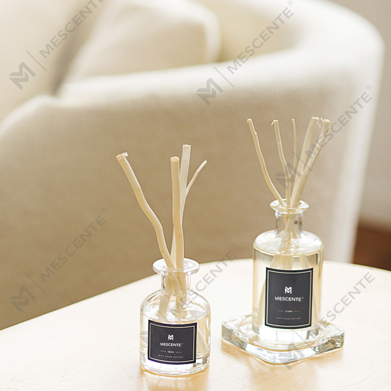 M&Scent Garrafa de vidro de luxo por atacado 2025 Nova chegada Difusor de palheta com design mais recente