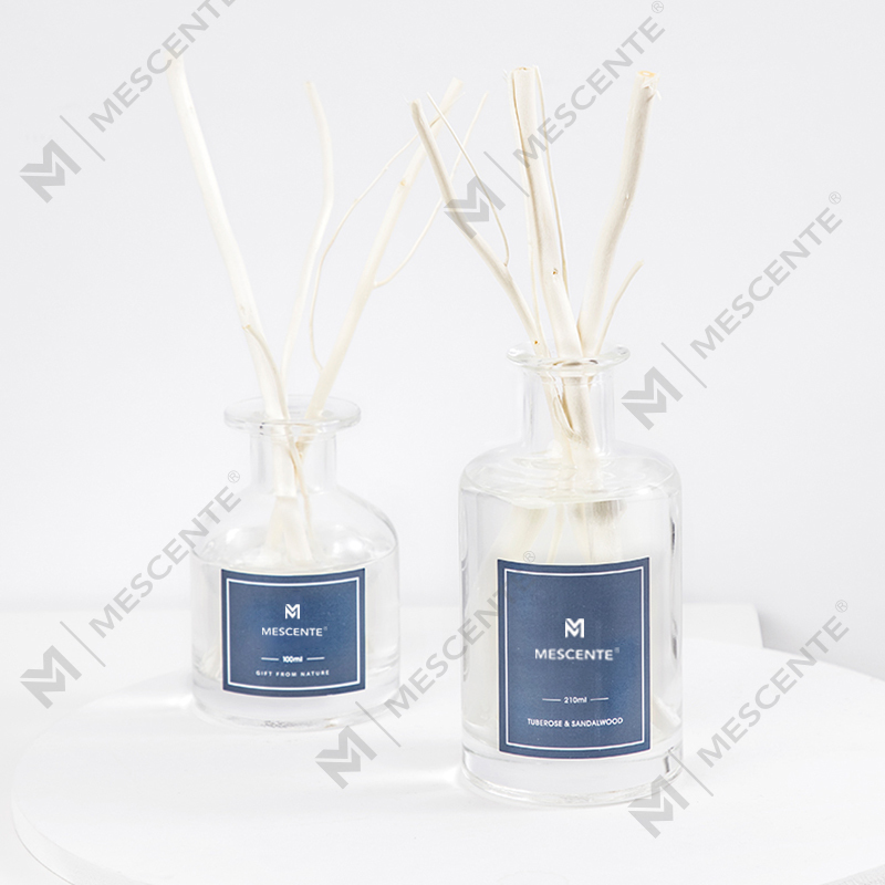 M&Scent Garrafa de vidro de luxo por atacado 2025 Nova chegada Difusor de palheta com design mais recente