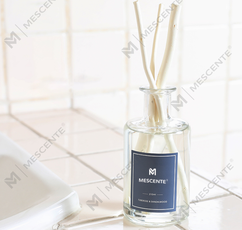 M&Scent Garrafa de vidro de luxo por atacado 2025 Nova chegada Difusor de palheta com design mais recente
