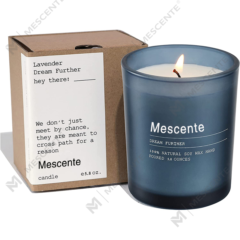 Jarra de decoração de casamento personalizada M&Scent Velas perfumadas de jasmim e ylang ylang com etiquetas a granel