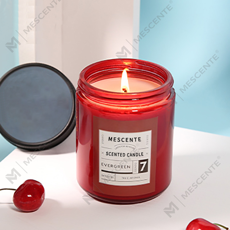 Velas de cera de soja perfumadas de luxo personalizadas de marca própria M&Scent com tampa