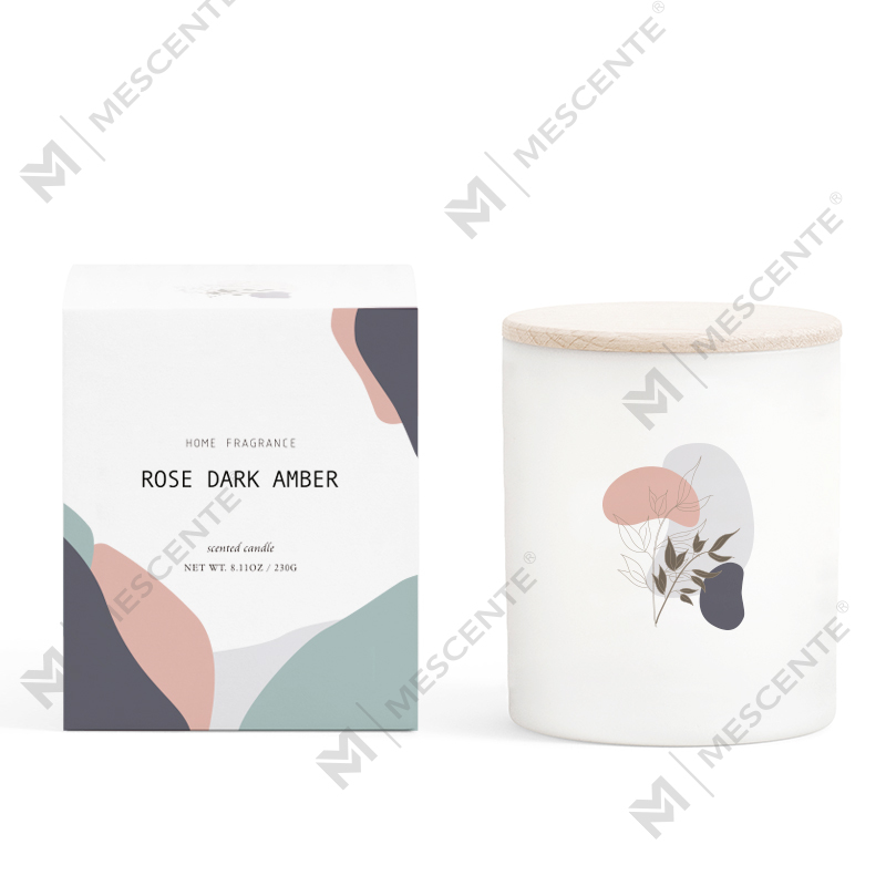 M&Scent atacado de luxo artesanal de marca própria novidade velas de cera de parafina de palma