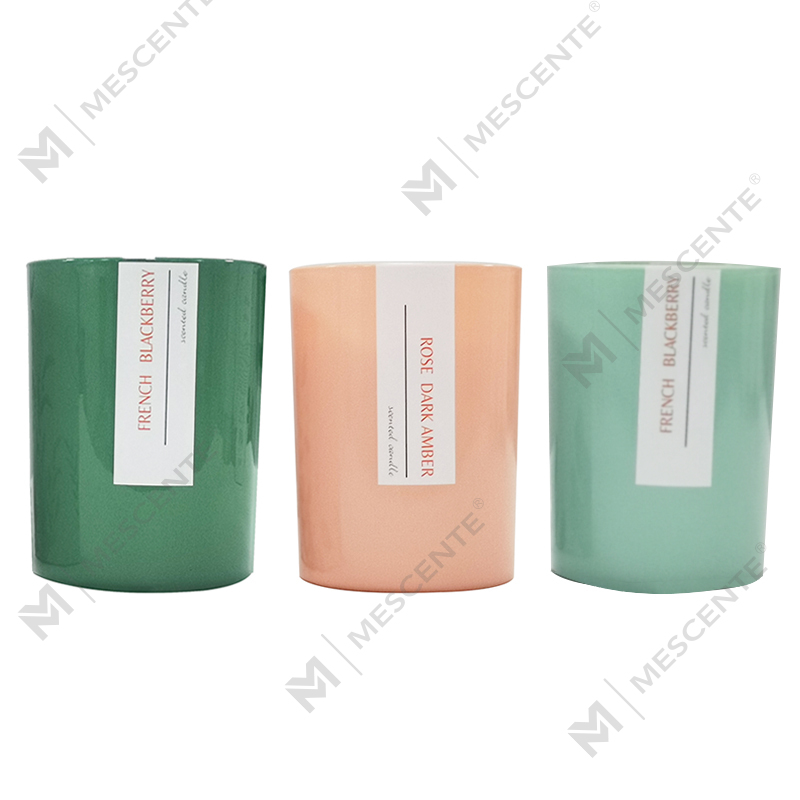 Velas de coco com marca própria personalizada M&Scent, aquecedor de velas de palma perfumadas com logotipo